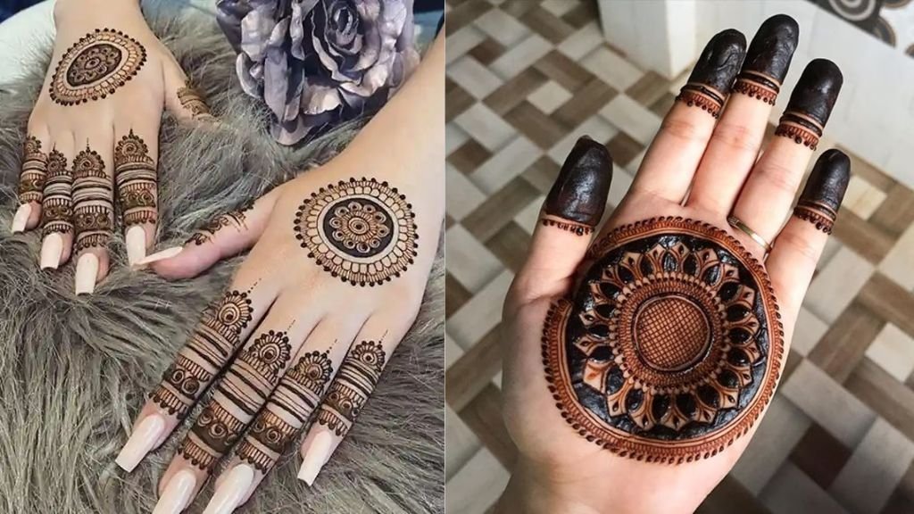 Gol tikki Mehndi Design