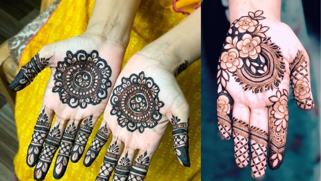 Gol tikki Mehndi Design