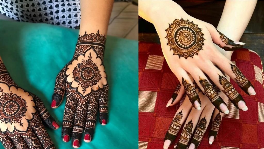 Gol tikki Mehndi Design