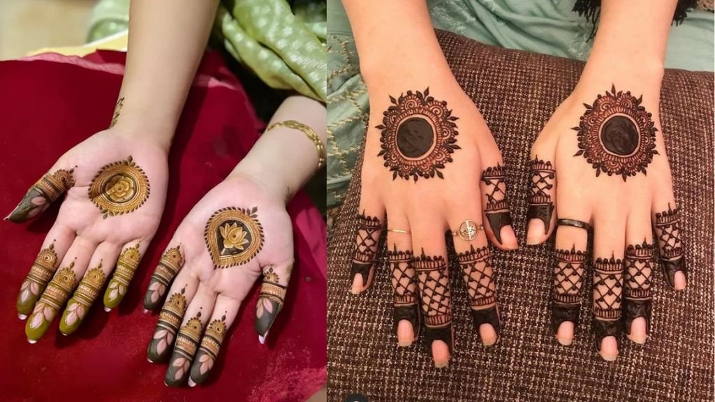 Gol tikki Mehndi Design