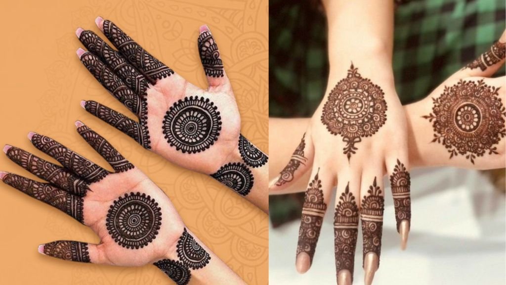 Gol tikki Mehndi Design