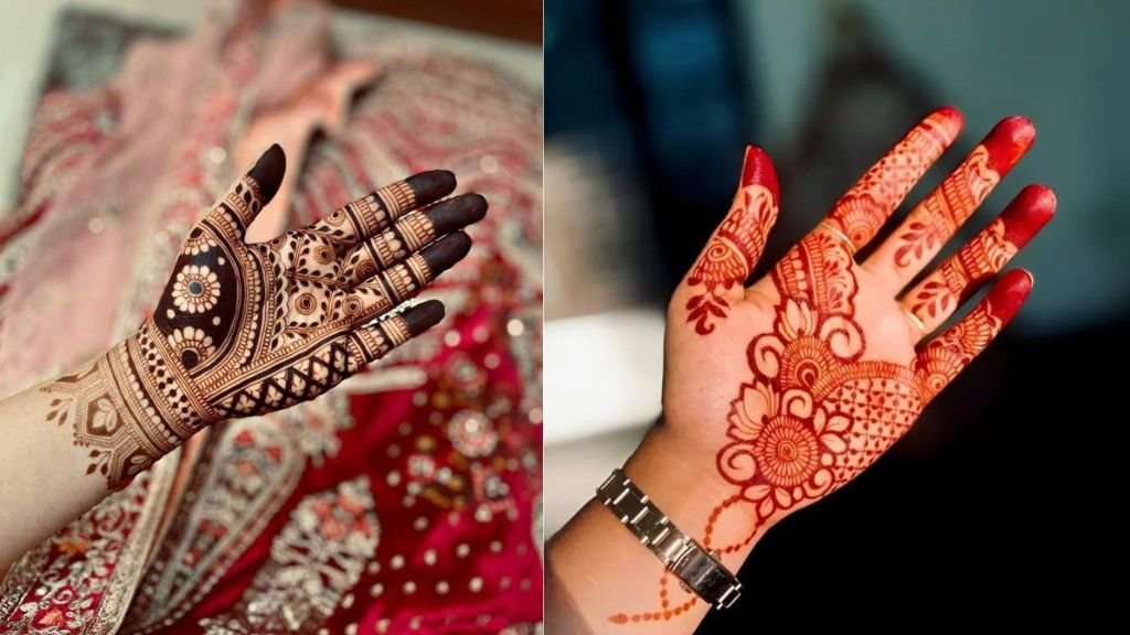 Front Mehndi Design Easy and Beautiful