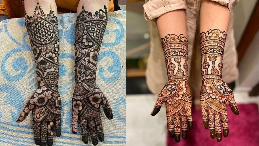 Front Mehndi Design Easy and Beautiful