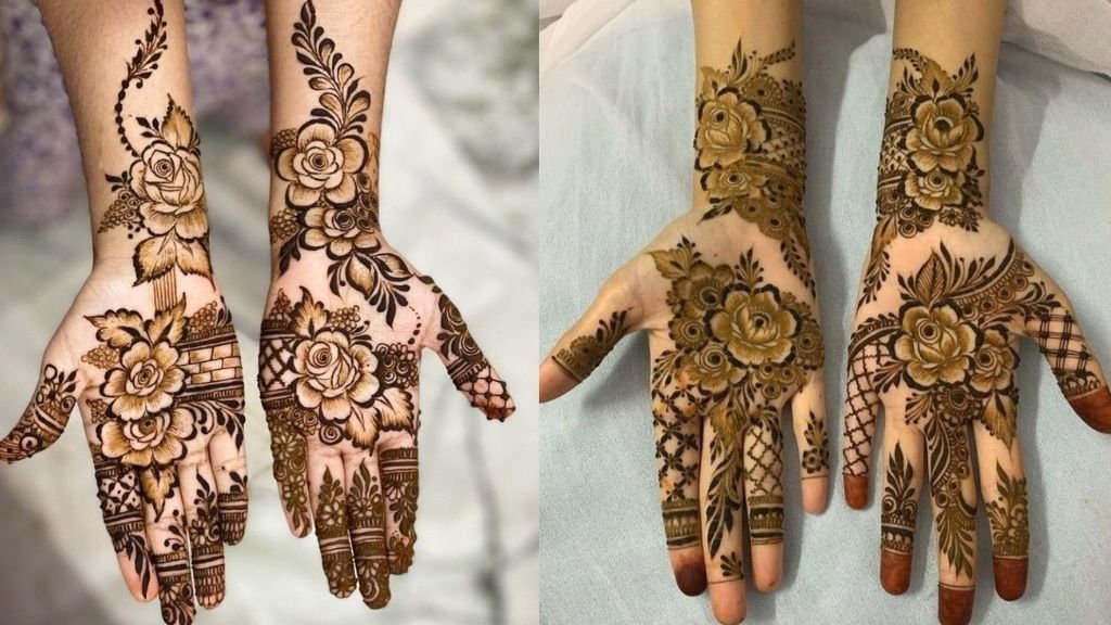 Gulab Wali Mehandi Design