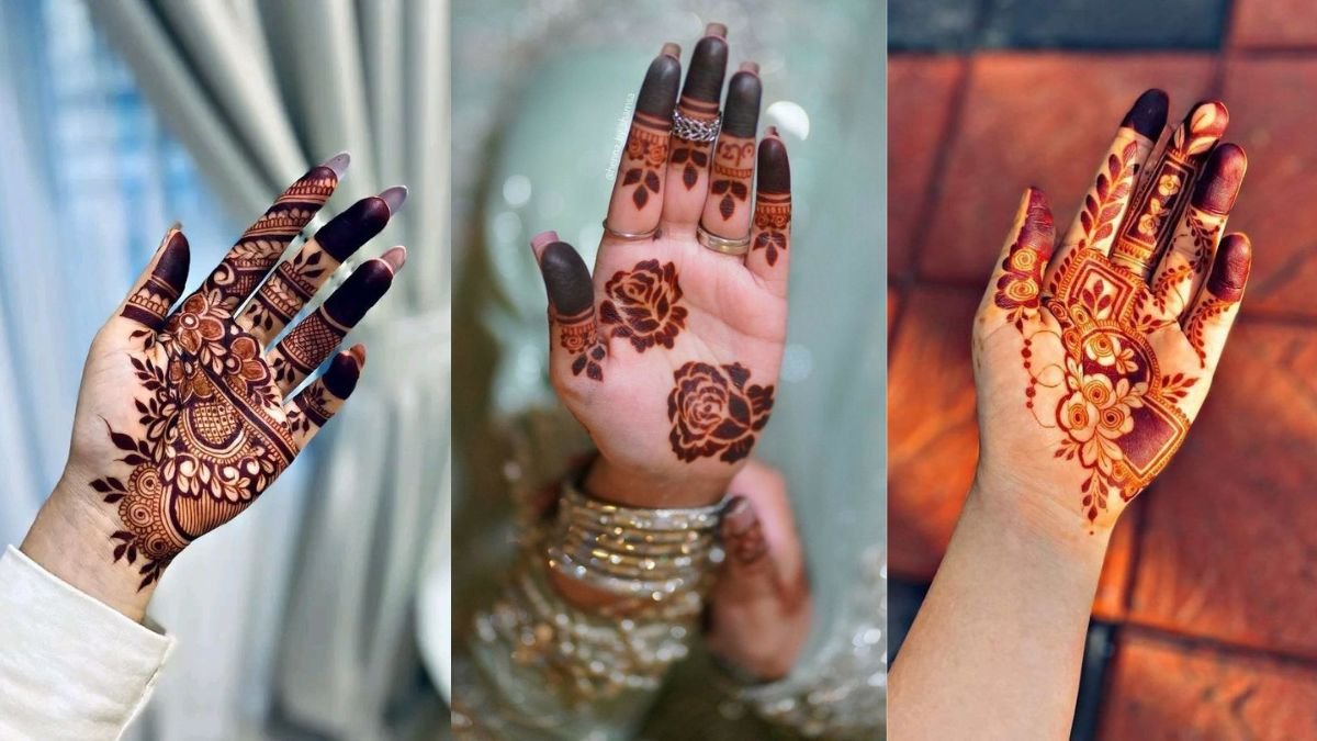 Simple Arabic Mehandi Design