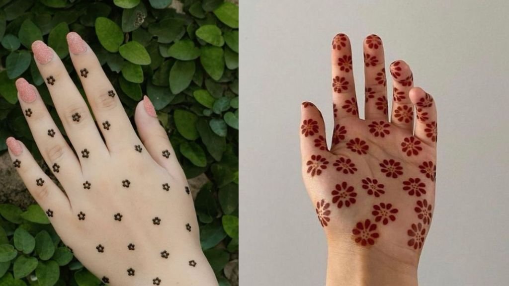 Easy Back Hand Mehndi Design