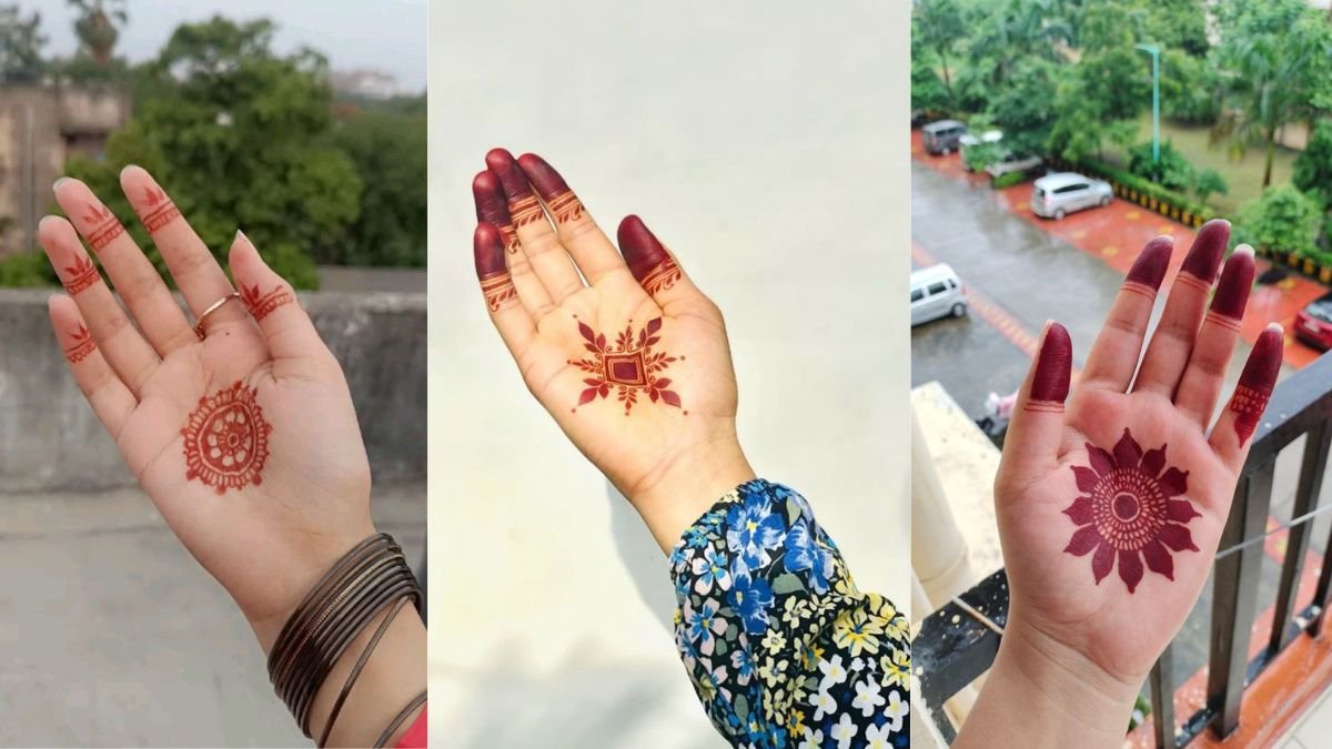 Easy Simple Flower Mehndi Design