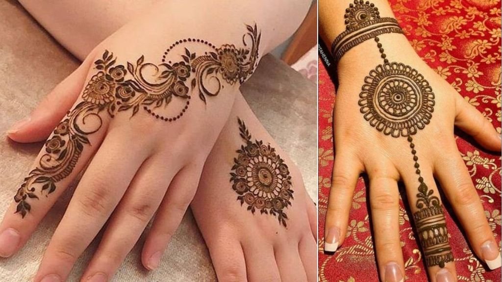 Modern Back Hand Mehndi Designs