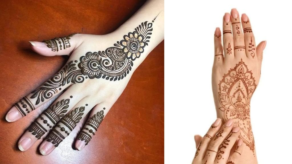 Modern Back Hand Mehndi Designs