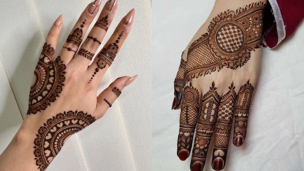 Modern Back Hand Mehndi Designs