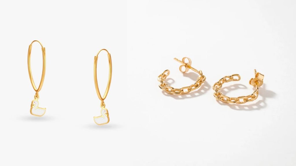 Gold Earrings Designs for Daily Use