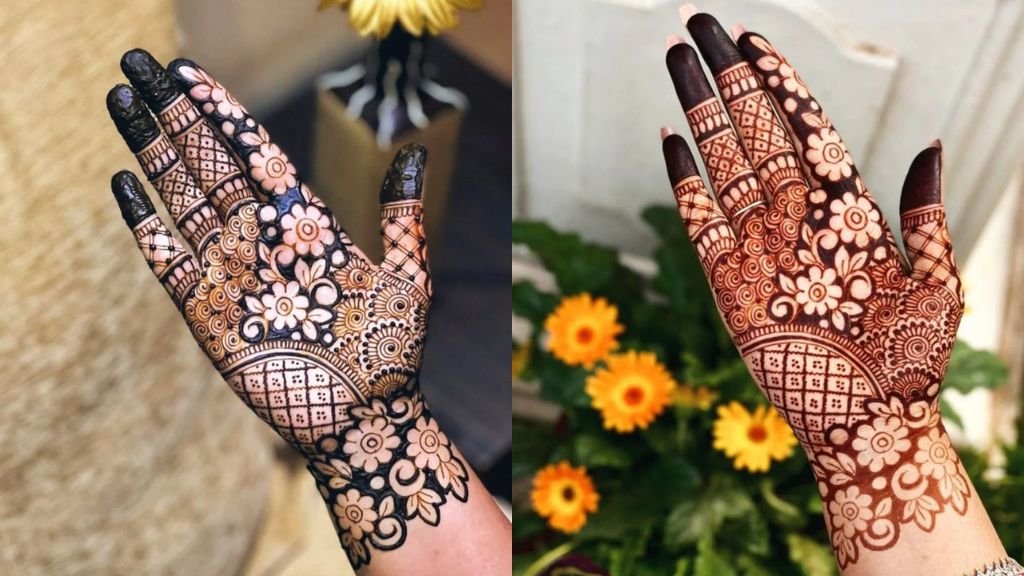 Mehndi Design Image Simple and Beautiful