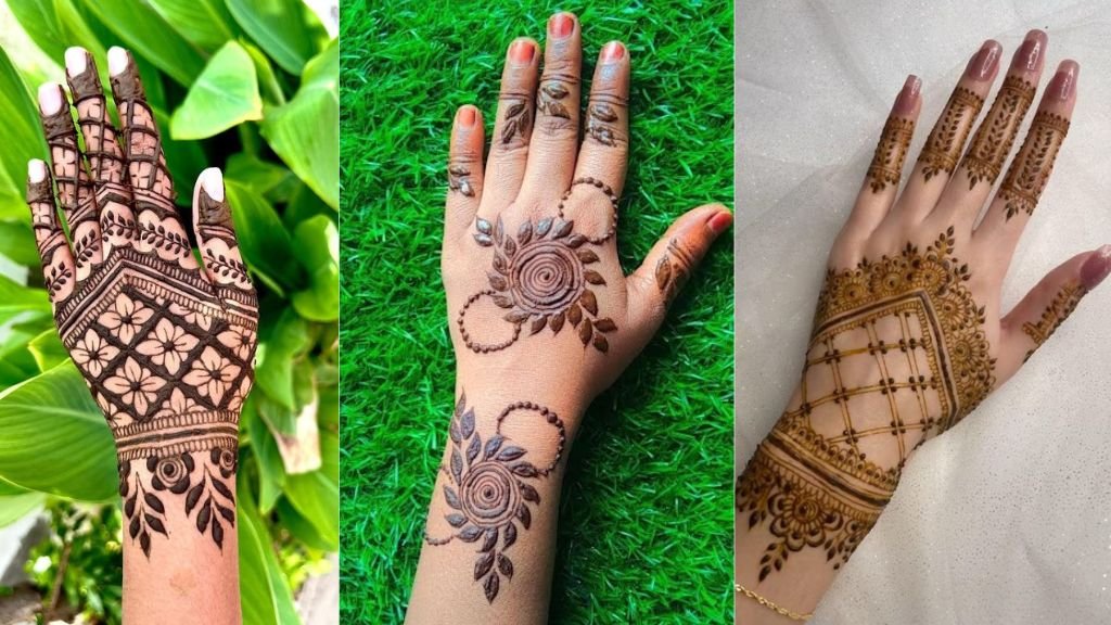 Mehndi Design Image Simple and Beautiful