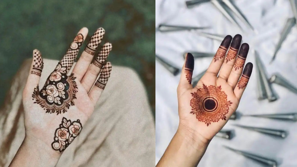 Mehndi Design Image Simple and Beautiful