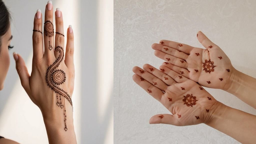 Hand Mehndi Design Simple