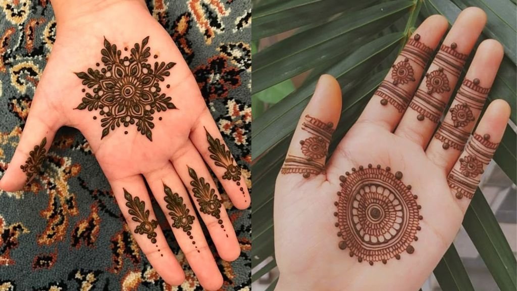 Hand Mehndi Design Simple