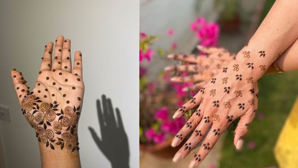 Hand Mehndi Design Simple