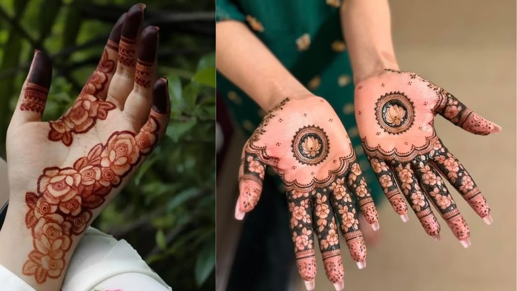 Hand Mehndi Design Simple
