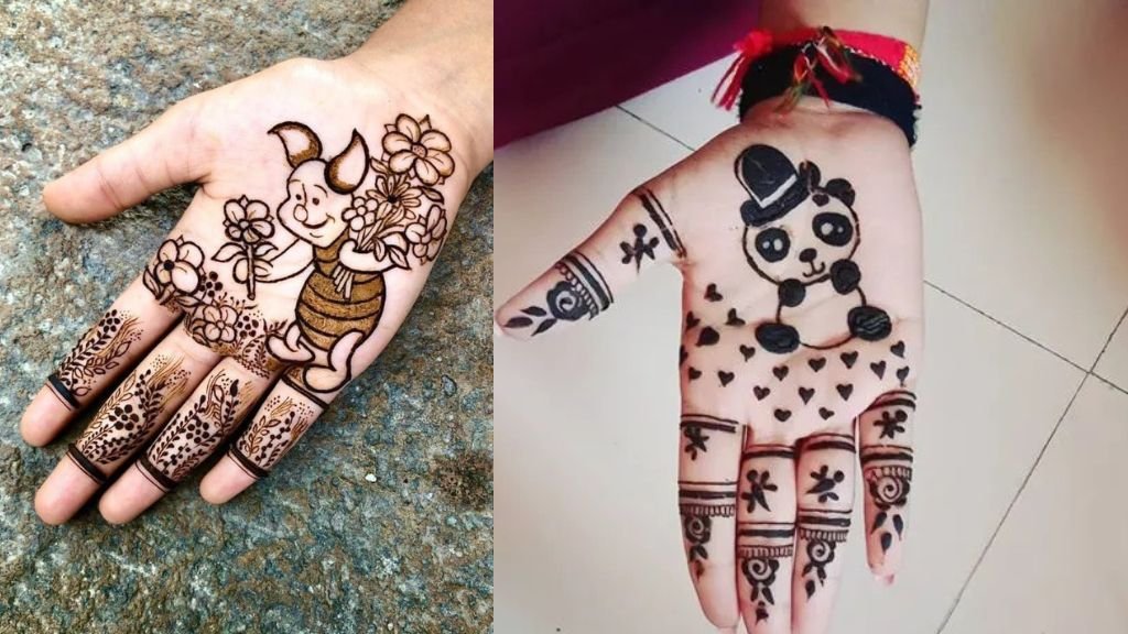 Cartoon Mehndi Design