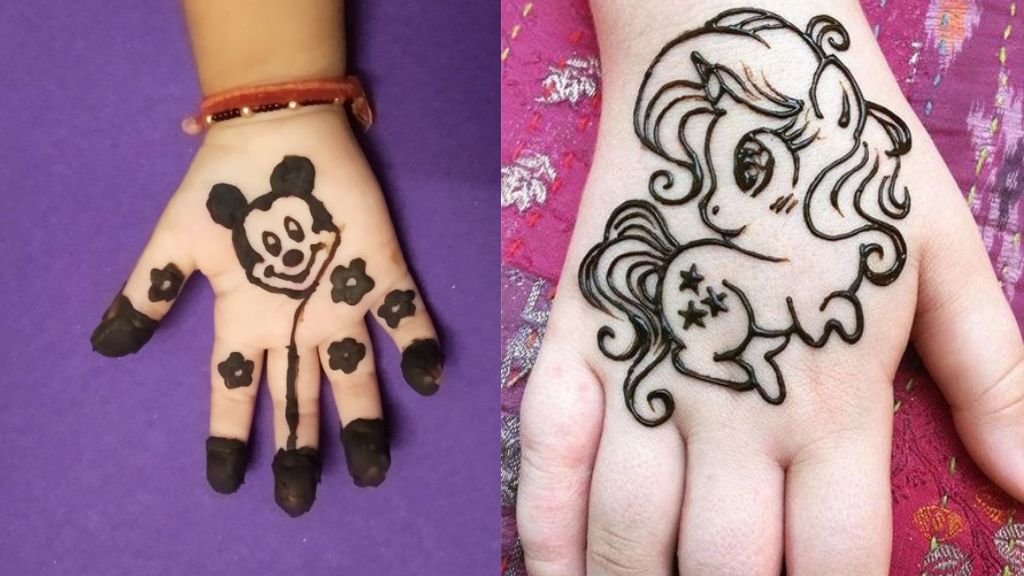 Cartoon Mehndi Design