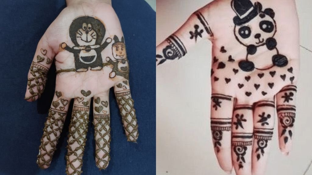 Cartoon Mehndi Design