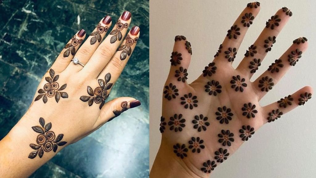 Easy Simple Flower Mehndi Design