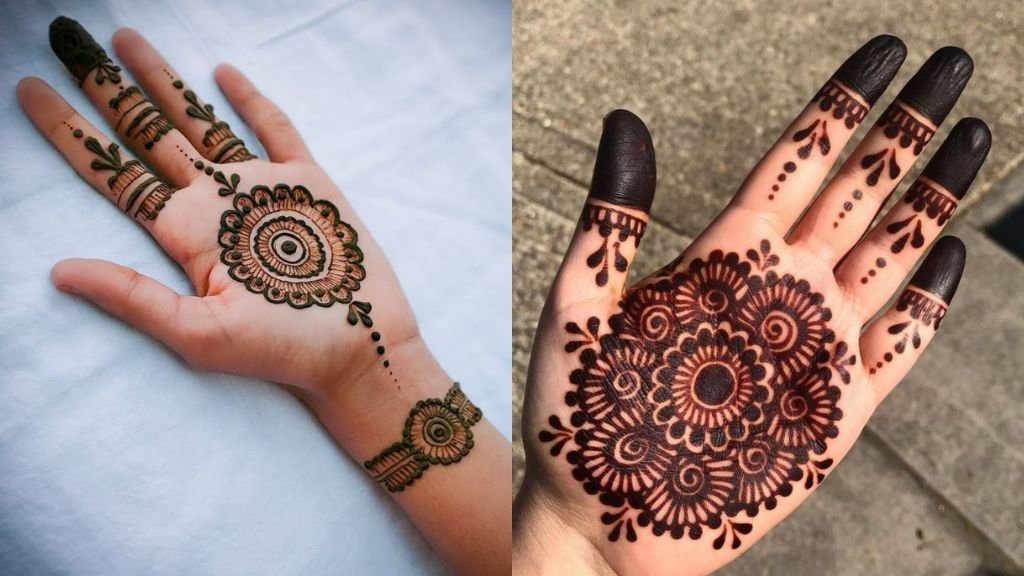 Easy Simple Flower Mehndi Design