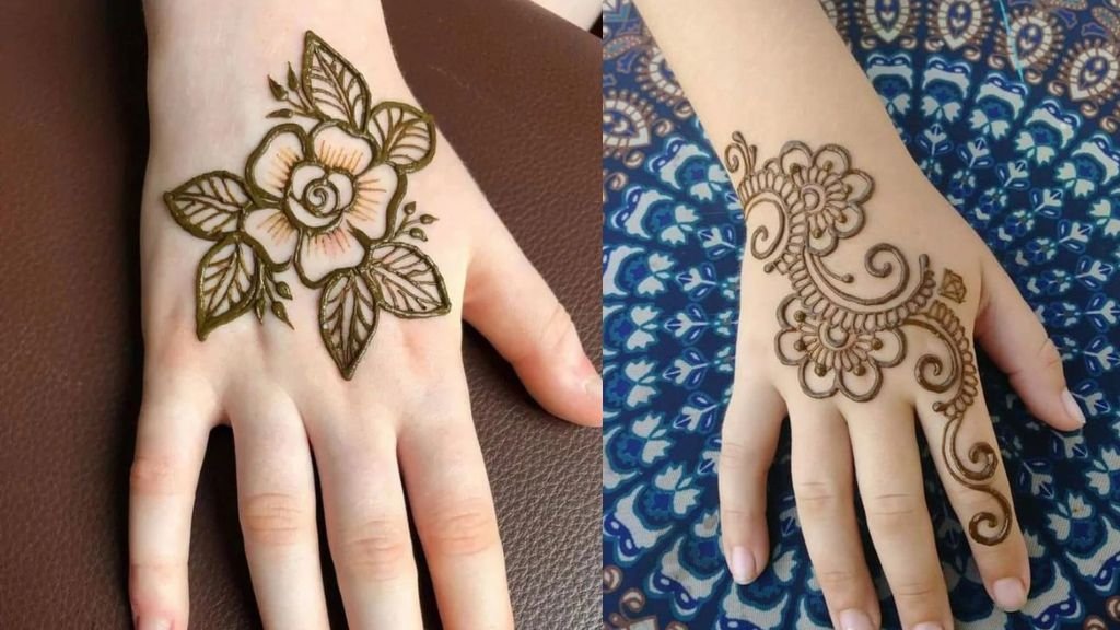 Easy Simple Flower Mehndi Design