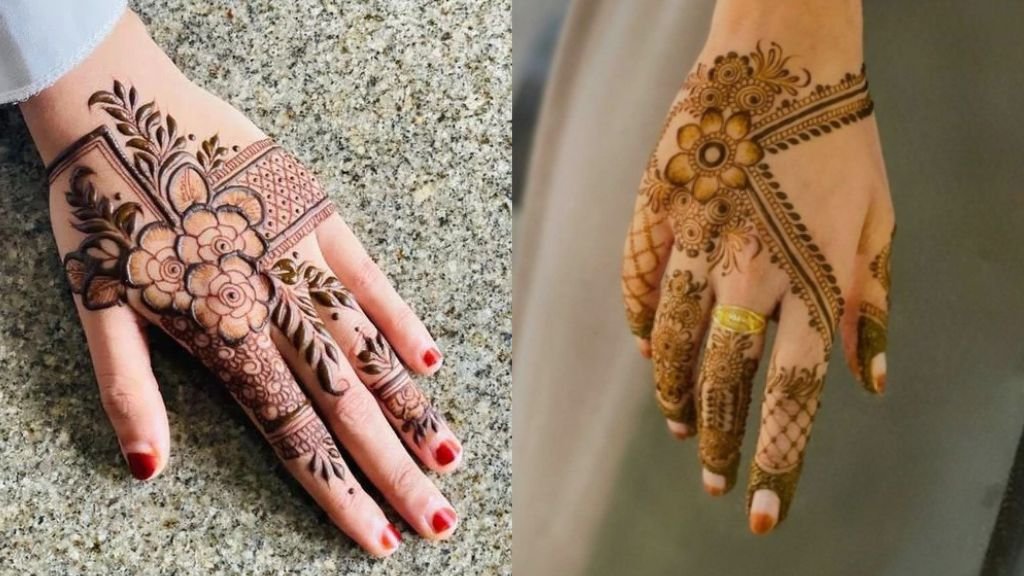 Easy Simple Flower Mehndi Design