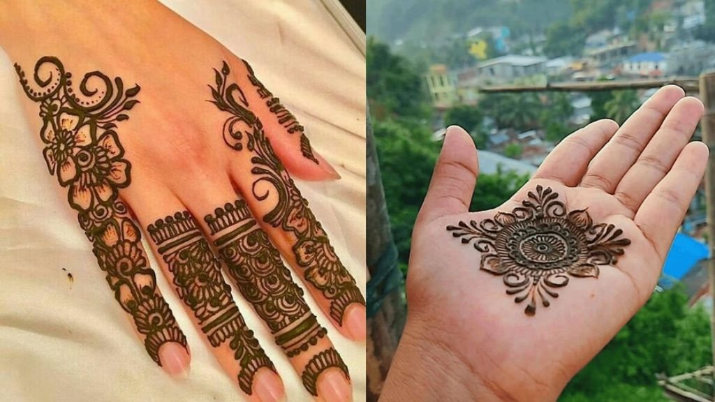 Easy Simple Flower Mehndi Design