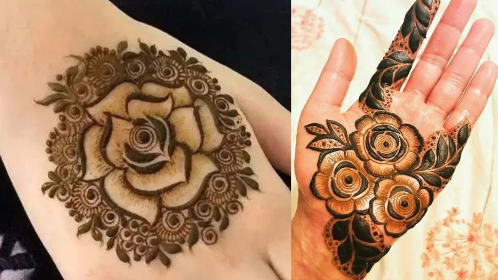 Gulab Mehndi Design