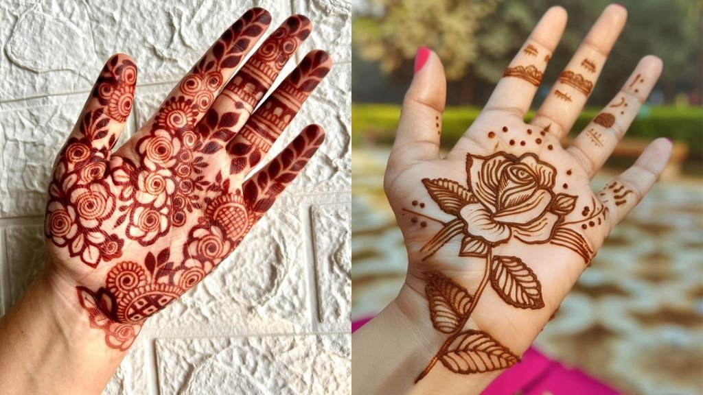 Gulab Mehndi Design