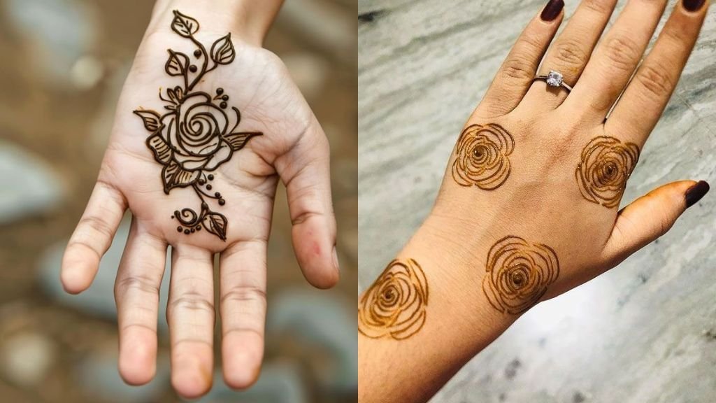 Gulab Mehndi Design