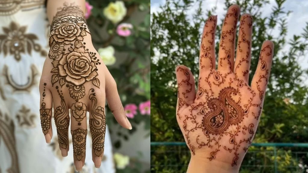 Gulab Mehndi Design