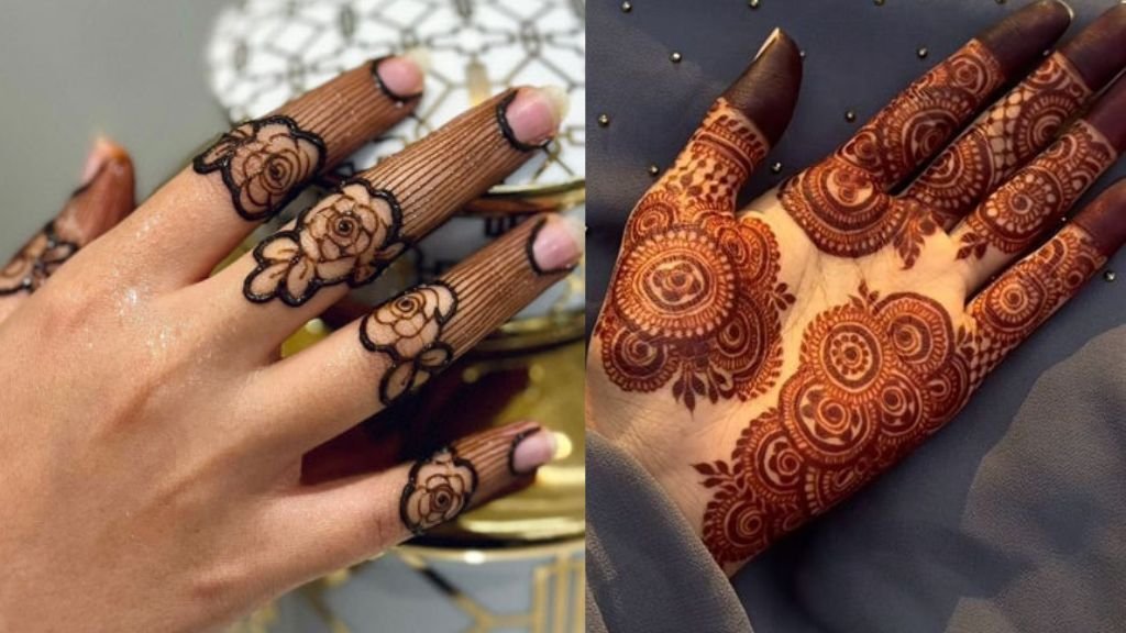 Gulab Mehndi Design