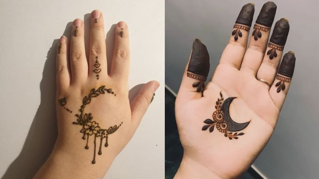 Chand Wali Mehndi Design