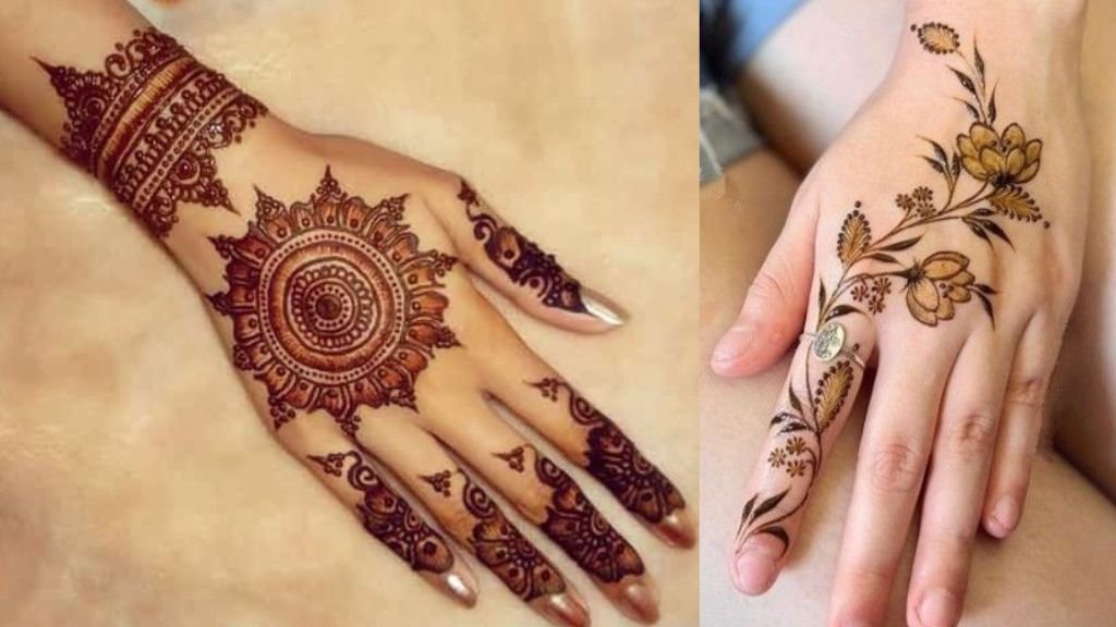 Simple Back Hand Mehndi Design