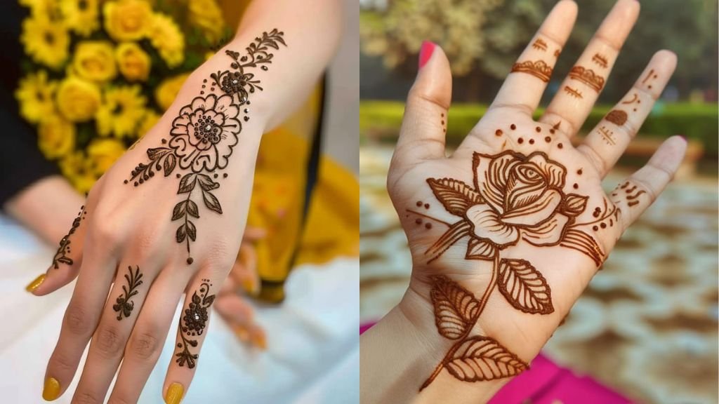Simple Arabic Mehandi Design
