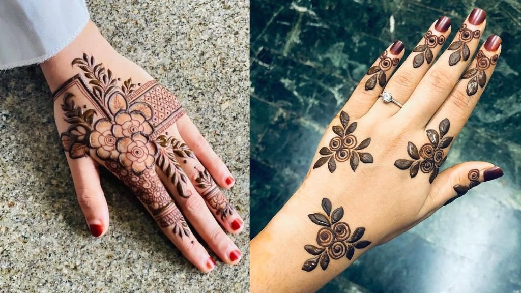 Simple Arabic Mehandi Design