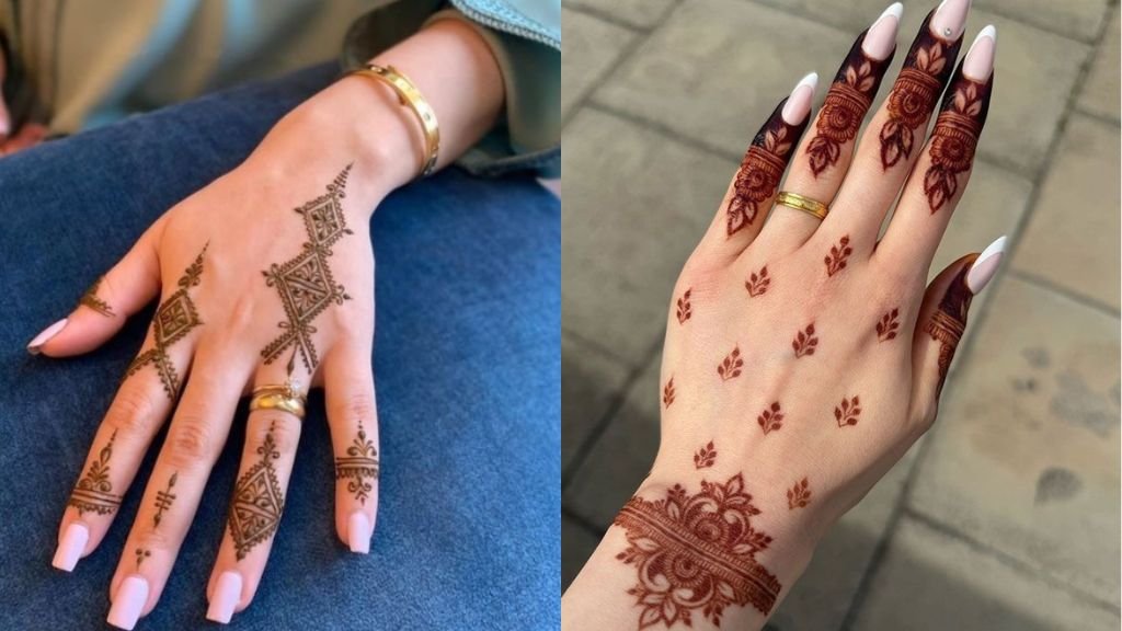Simple Arabic Mehandi Design