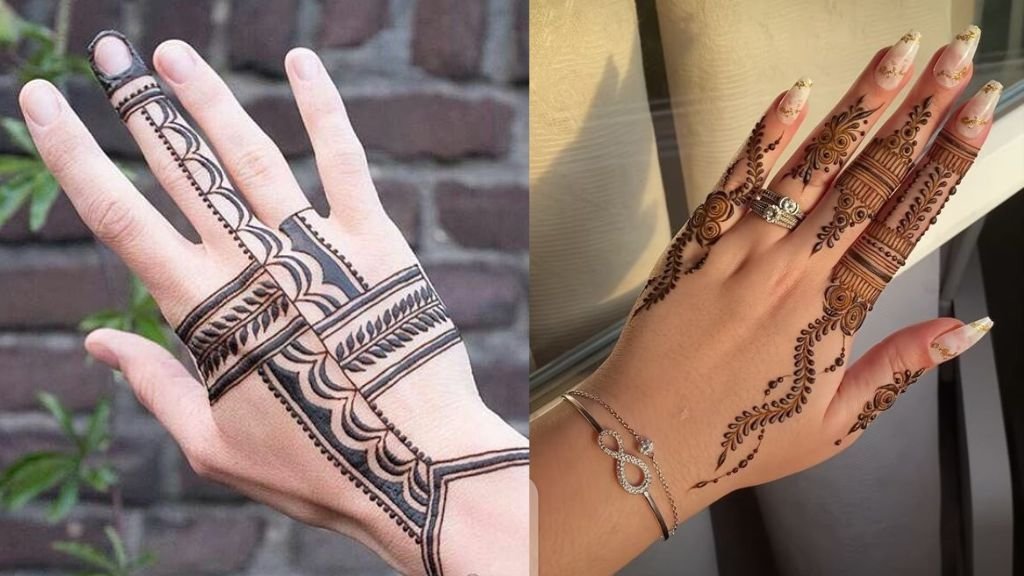 Sunder Mehandi Design Samne Hath