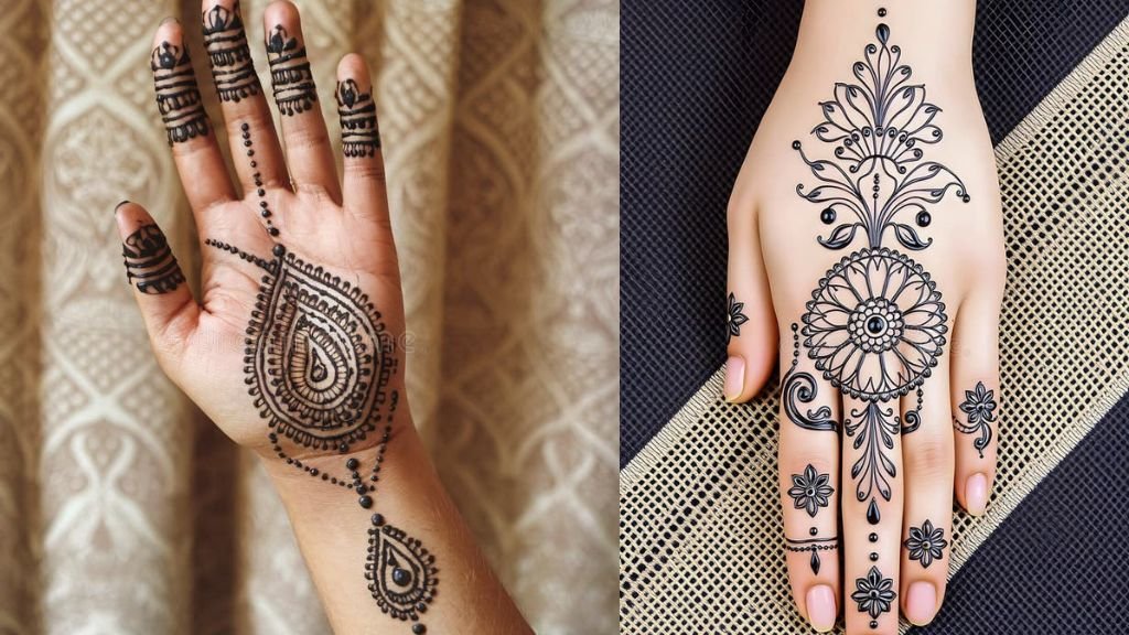 Sunder Mehandi Design Samne Hath