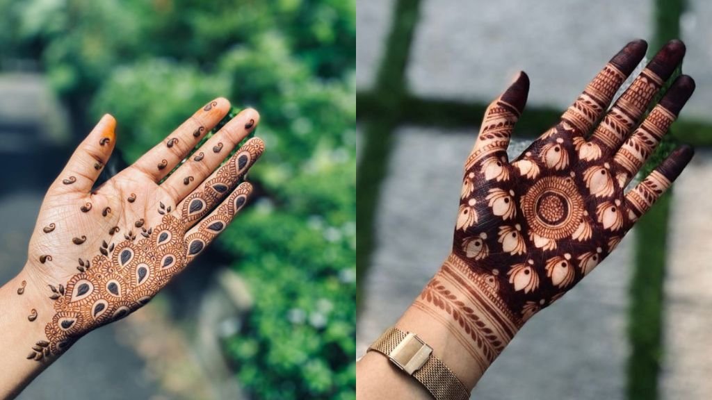 Sunder Mehandi Design Samne Hath