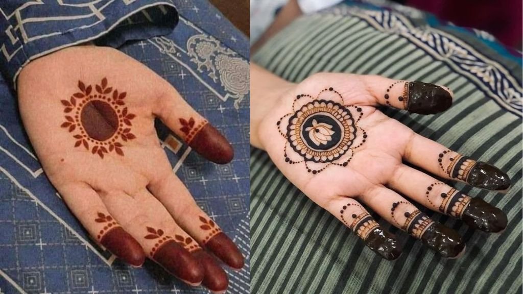 Sunder Mehandi Design Samne Hath