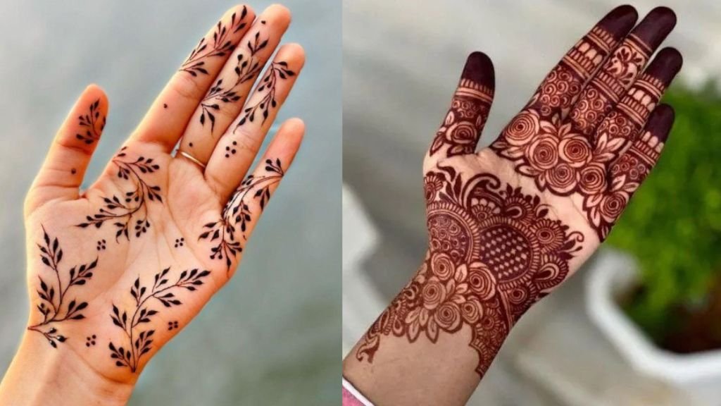 Barik Mehndi Designs