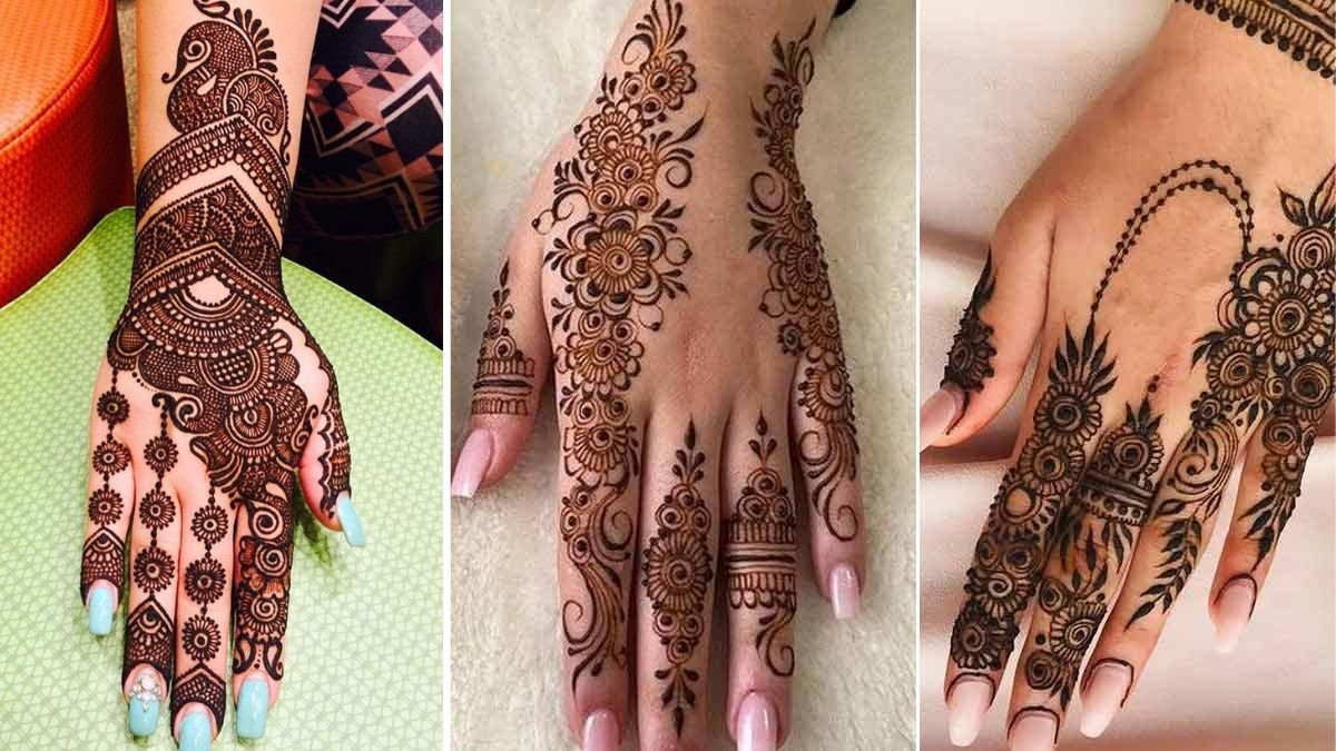 Barik Mehndi Designs