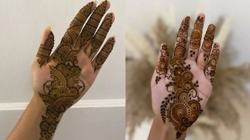 Mehndi Design Front Hand Simple