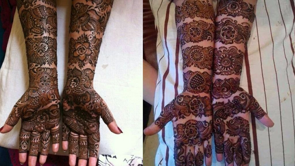 Chudi Wali Mehandi Design
