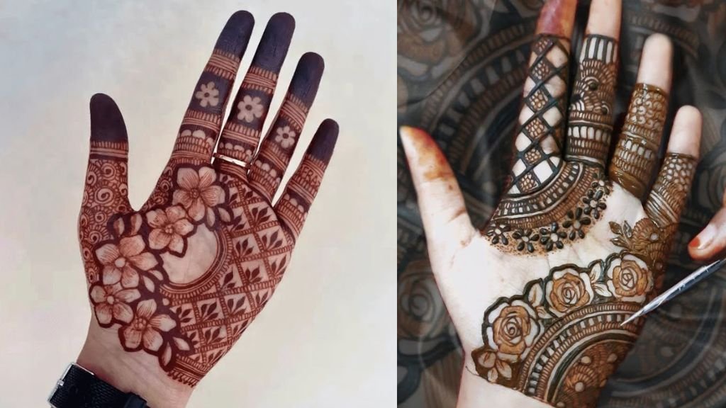 Mehndi Design Front Hand Simple