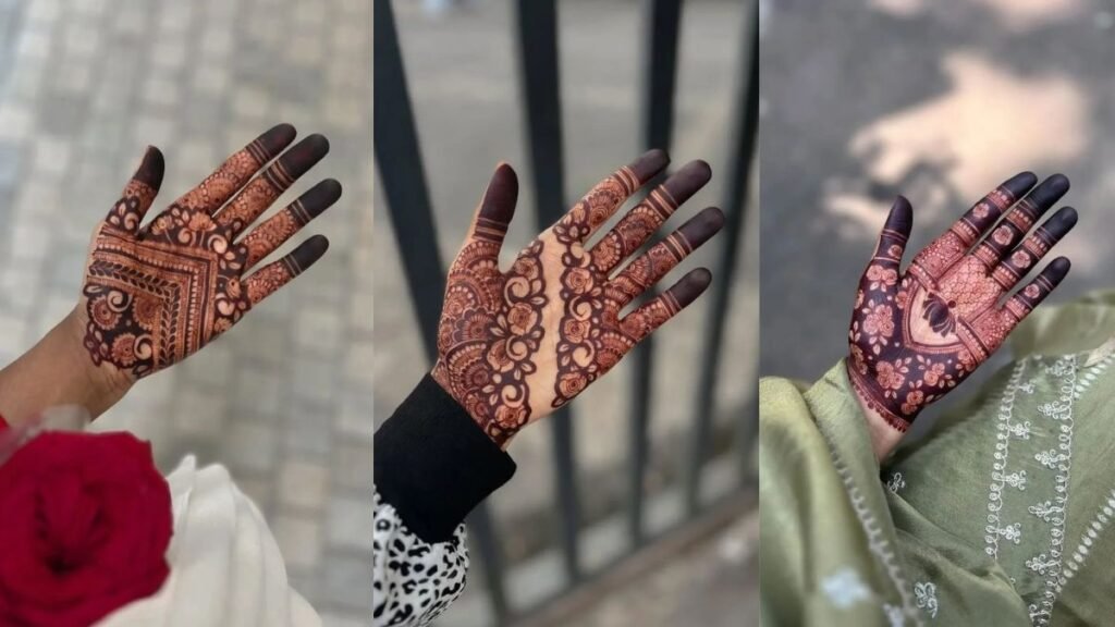 Sunder Mehandi Design Samne Hath